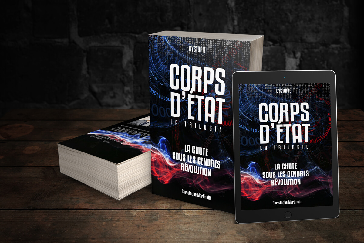 Couverture de la trilogie "Corps d'État" de Christophe Martinolli